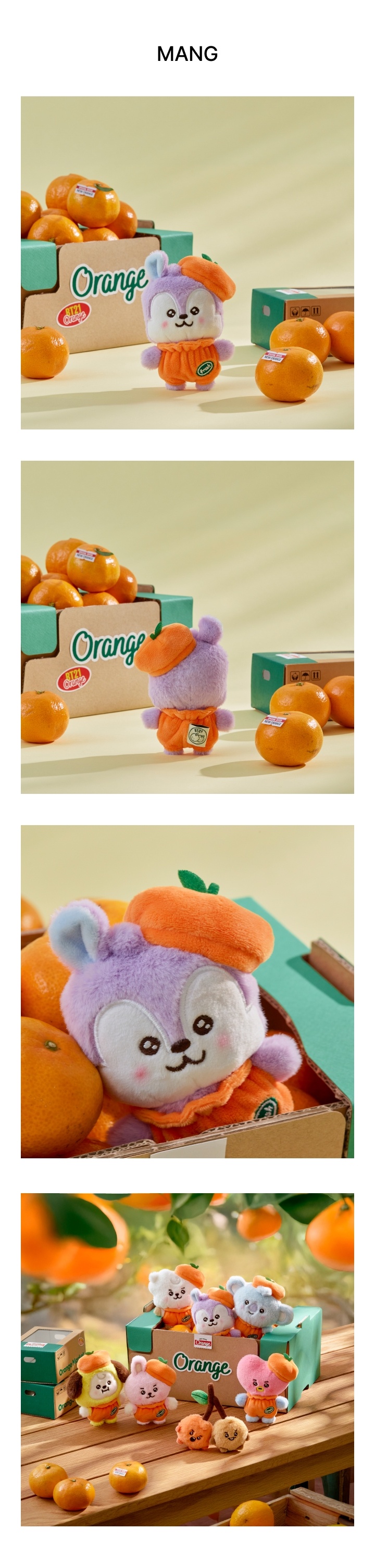 BT21 - MANG BABY PLUSH ORANGE PARTY