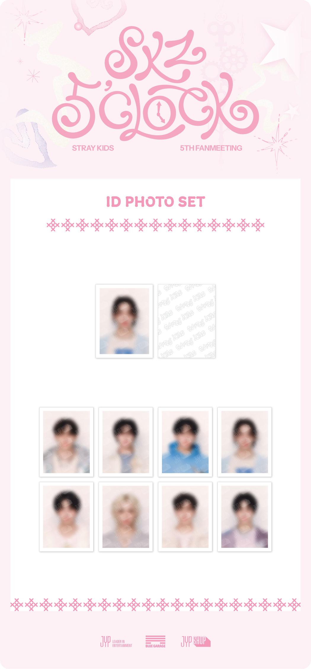 Stray Kids - 'SKZ 5'CLOCK' ID PHOTO SET