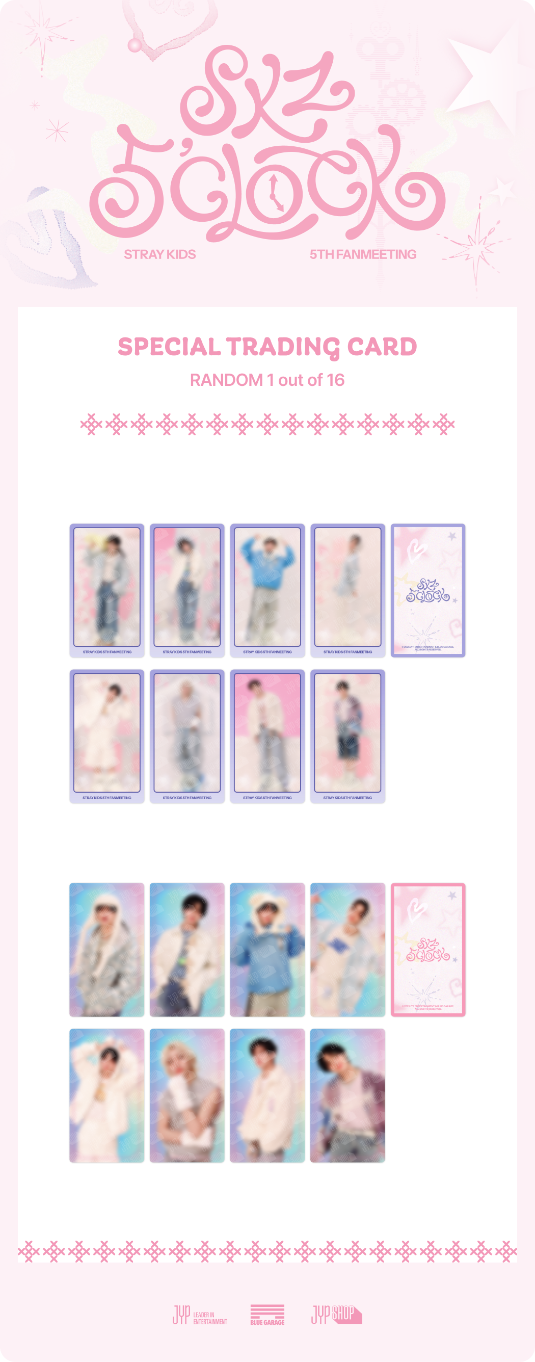 Stray Kids - 'SKZ 5'CLOCK' SPECIAL TRADING CARD