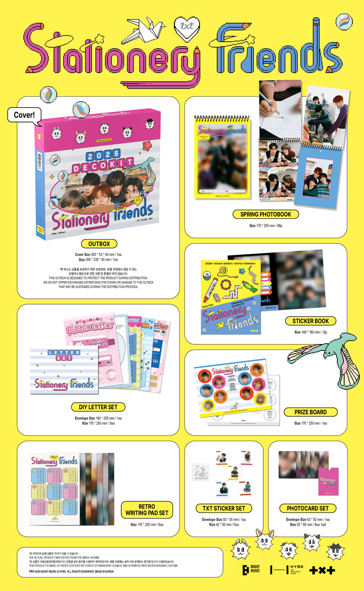 TOMORROW X TOGETHER - 2025 DECO KIT
