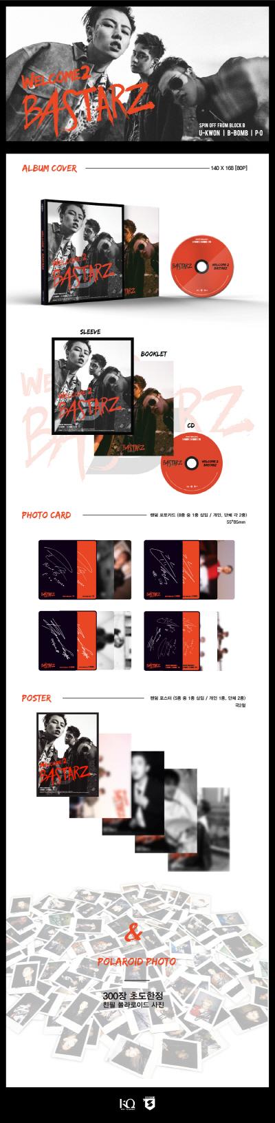 Block B BASTARZ - 2nd Mini / WELCOME 2 BASTARZ