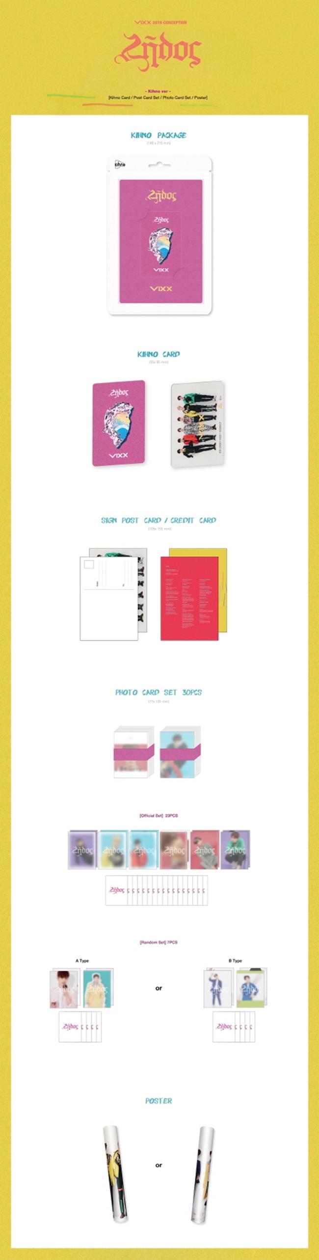 VIXX - 5th Single / ZELOS (Kino Album)