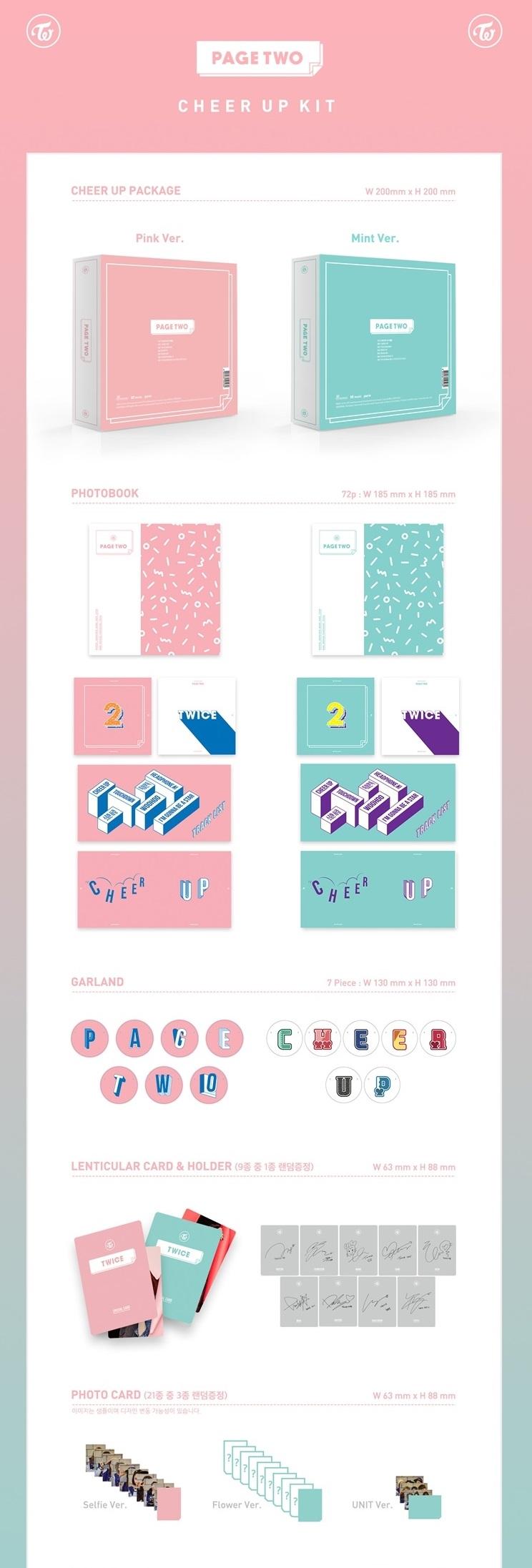 TWICE - 2nd Mini / PAGE TWO (Ver. Random)