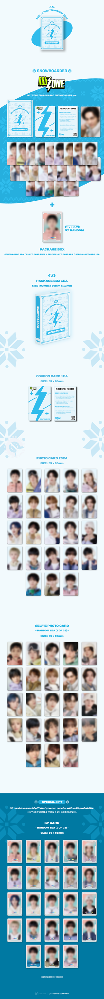 NCT - NCT ZONE COUPON CARD (SNOWBOARDER ver.)