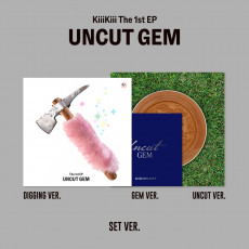 KiiiKiii - The 1st EP [UNCUT GEM] (DIGGING ver. + GEM / UNCUT ver.) + 3 Random Photocards (STARSHIP SQUARE)