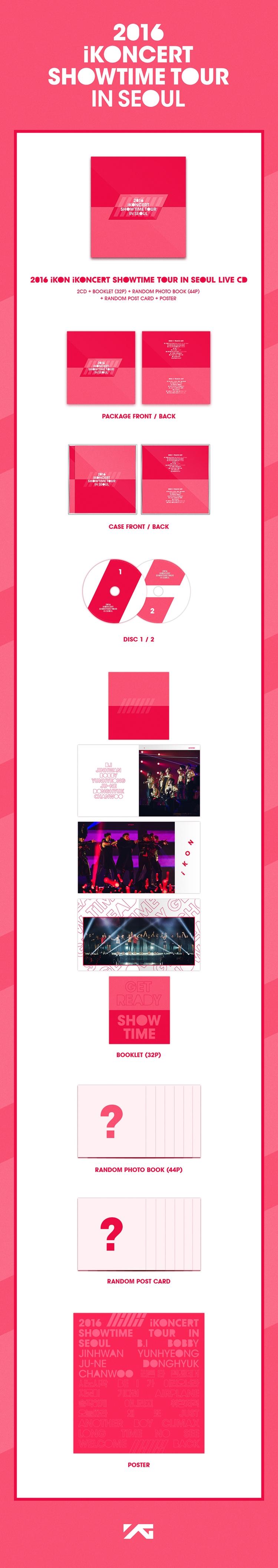 iKON - 2016 IKONCERT SOWTIME TOUR IN SEOULLIVE CD