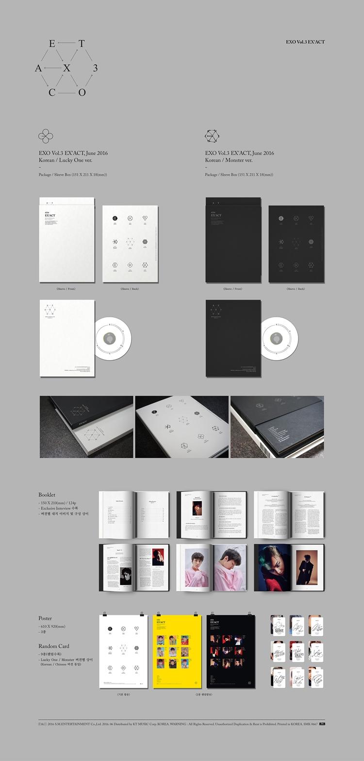EXO - Vol.3 / EXACT (Korean Ver)