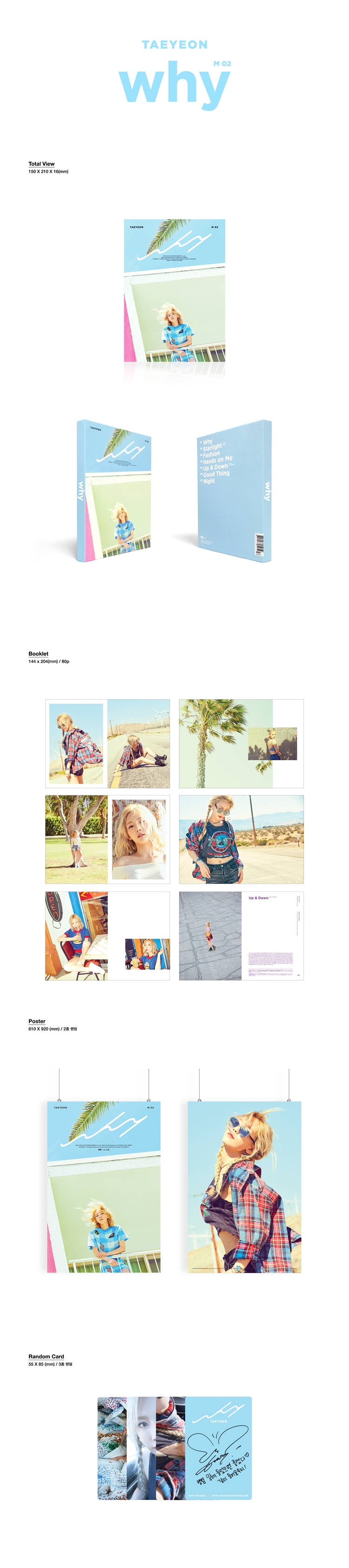 Taeyeon (Girl's Generation) - 2nd Mini / WHY