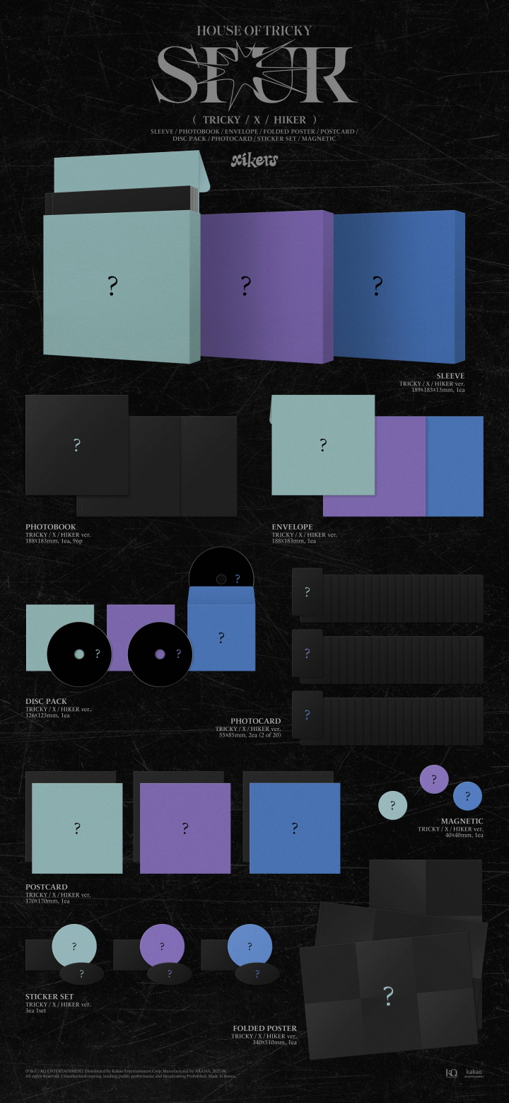 xikers - 5TH MINI ALBUM [HOUSE OF TRICKY : SPUR] (Random Ver.)