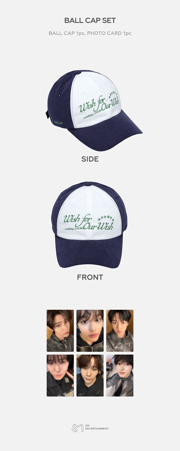 NCT WISH - ASIA TOUR 'LOG in' MD: BALL CAP SET (RYO)