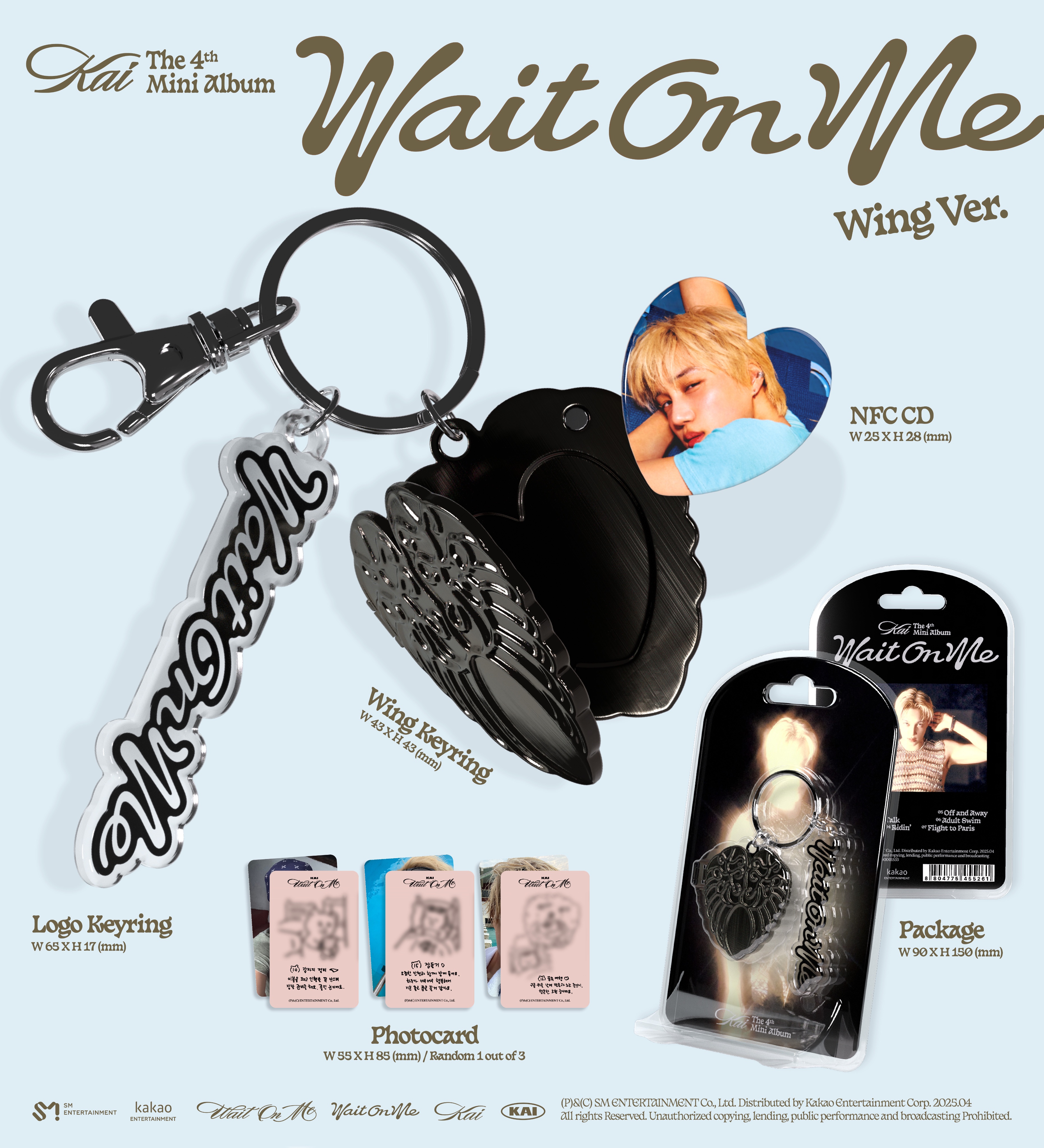 KAI - The 4th Mini Album [Wait On Me] (Wing Ver.)