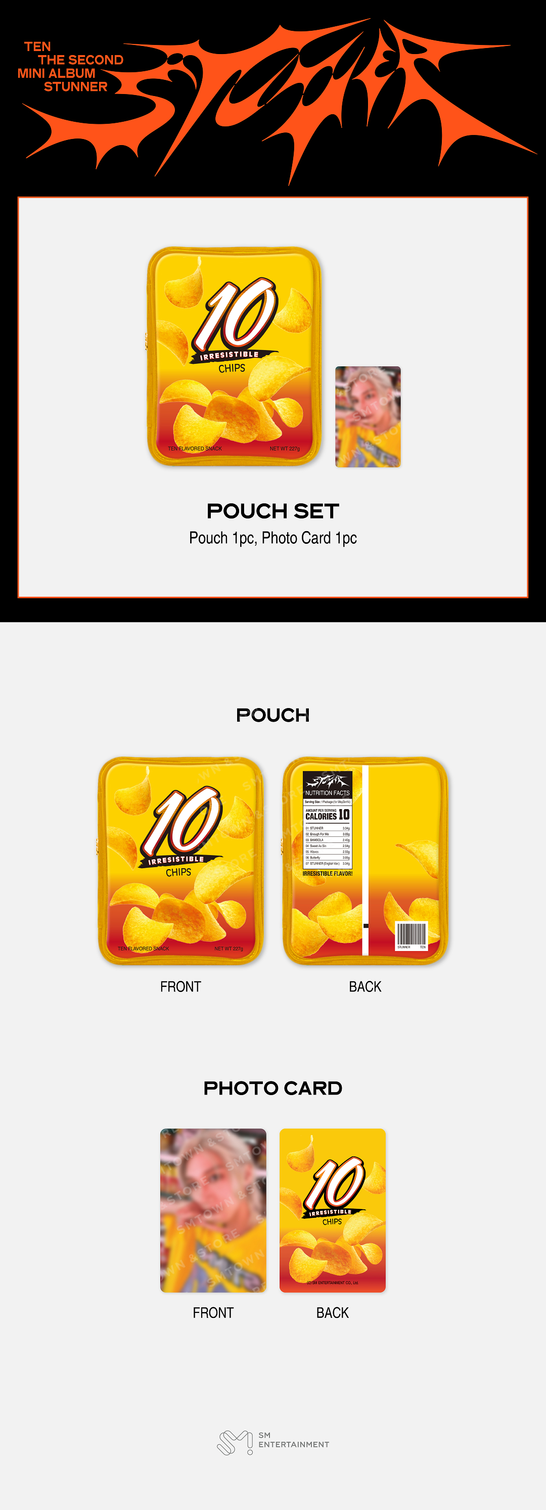 TEN - 'STUNNER' MD : POUCH SET