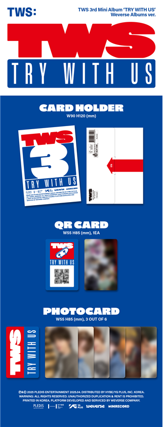 TWS - 3rd Mini Album ‘TRY WITH US’ (Weverse Albums ver.)