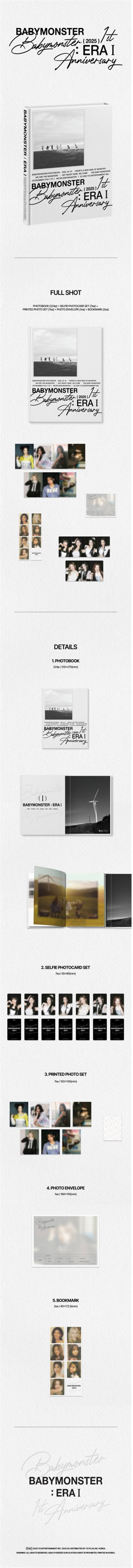 BABYMONSTER - ERA l BABYMONSTER 1st Anniversary Photobook