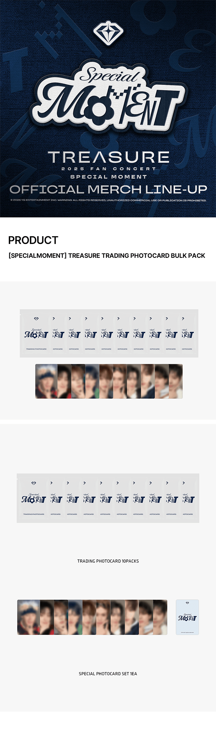 TREASURE - [SPECIALMOMENT] TREASURE TRADING PHOTOCARD BULK PACK