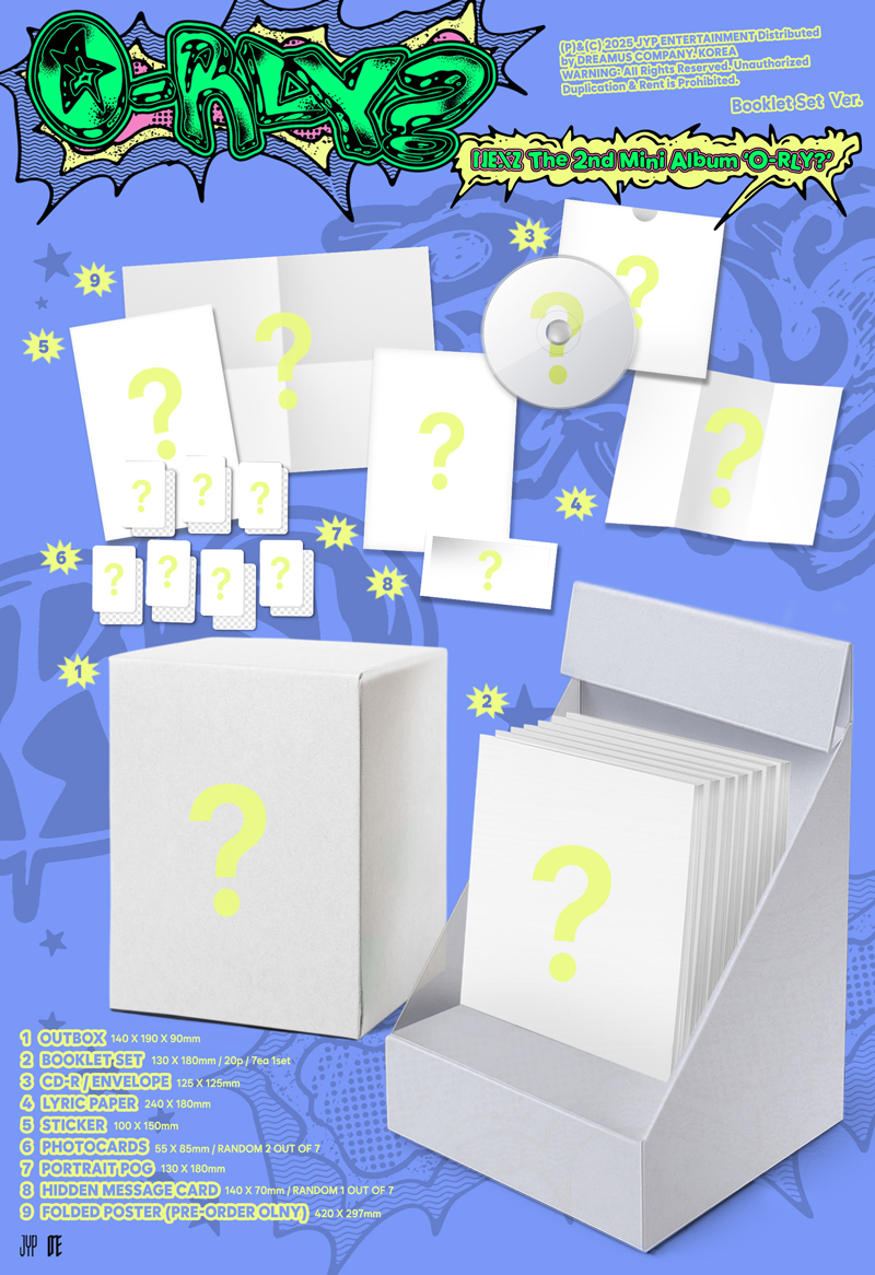 NEXZ - The 2nd Mini Album 'O-RLY?' (Random Ver.)
