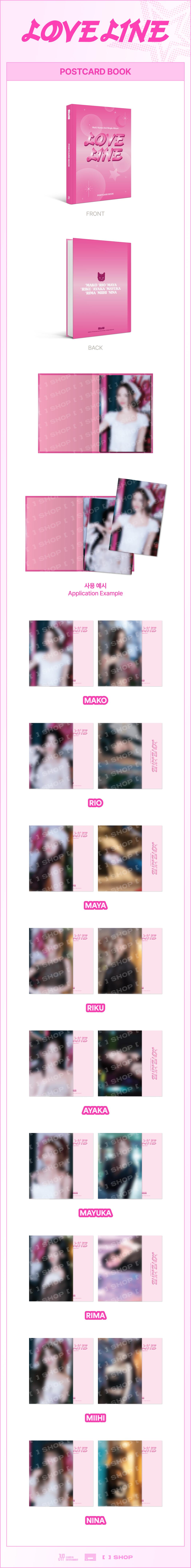 NiziU - [LOVE LINE] MD : POSTCARD BOOK