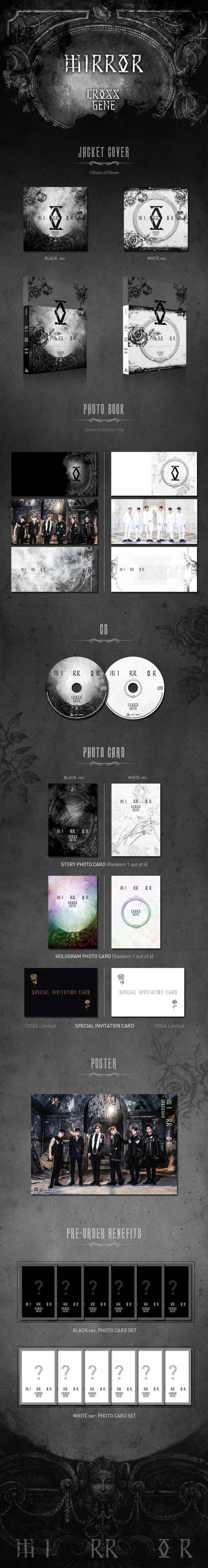 CROSS GENE - 4th Mini / MIRROR (WHITE VER.)