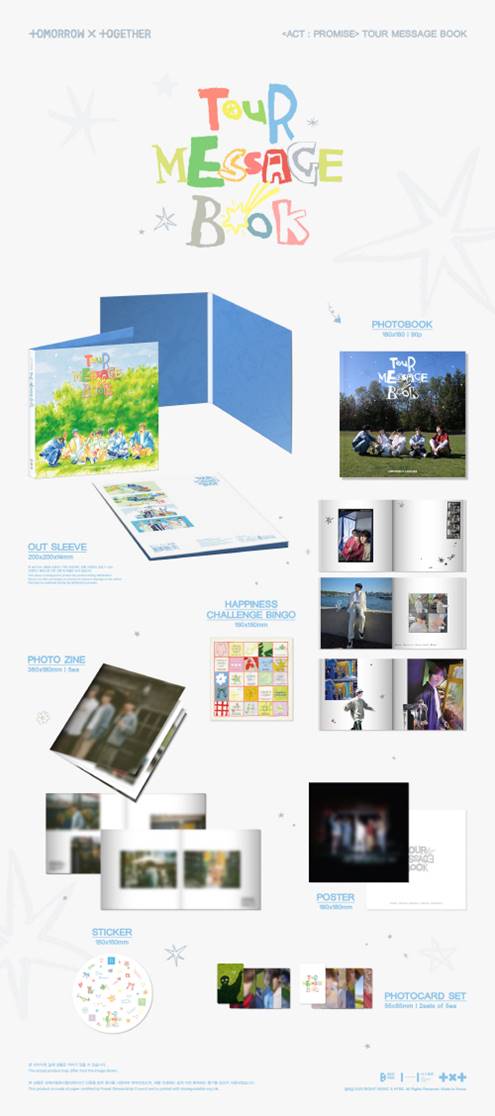 TOMORROW X TOGETHER - ‘ACT : PROMISE’ TOUR MESSAGE BOOK