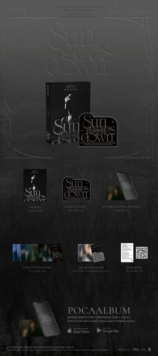 LEEDO (ONEUS) - SOLO SINGLE [Sun goes down] (POCAALBUM)