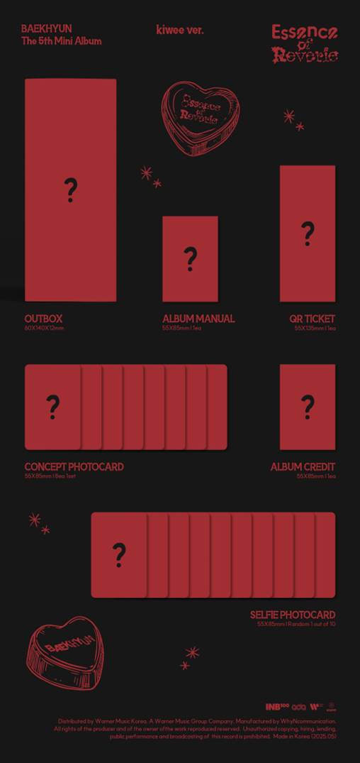 BAEKHYUN - The 5th Mini Album [Essence of Reverie] [Platform Album] (Random Ver.)