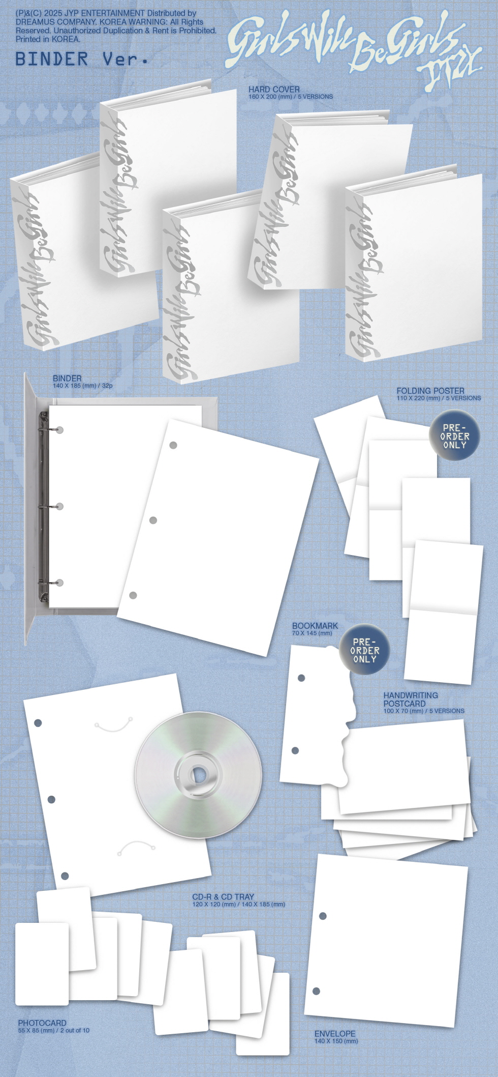ITZY - [Girls Will Be Girls] Binder Ver. (Random Ver.)