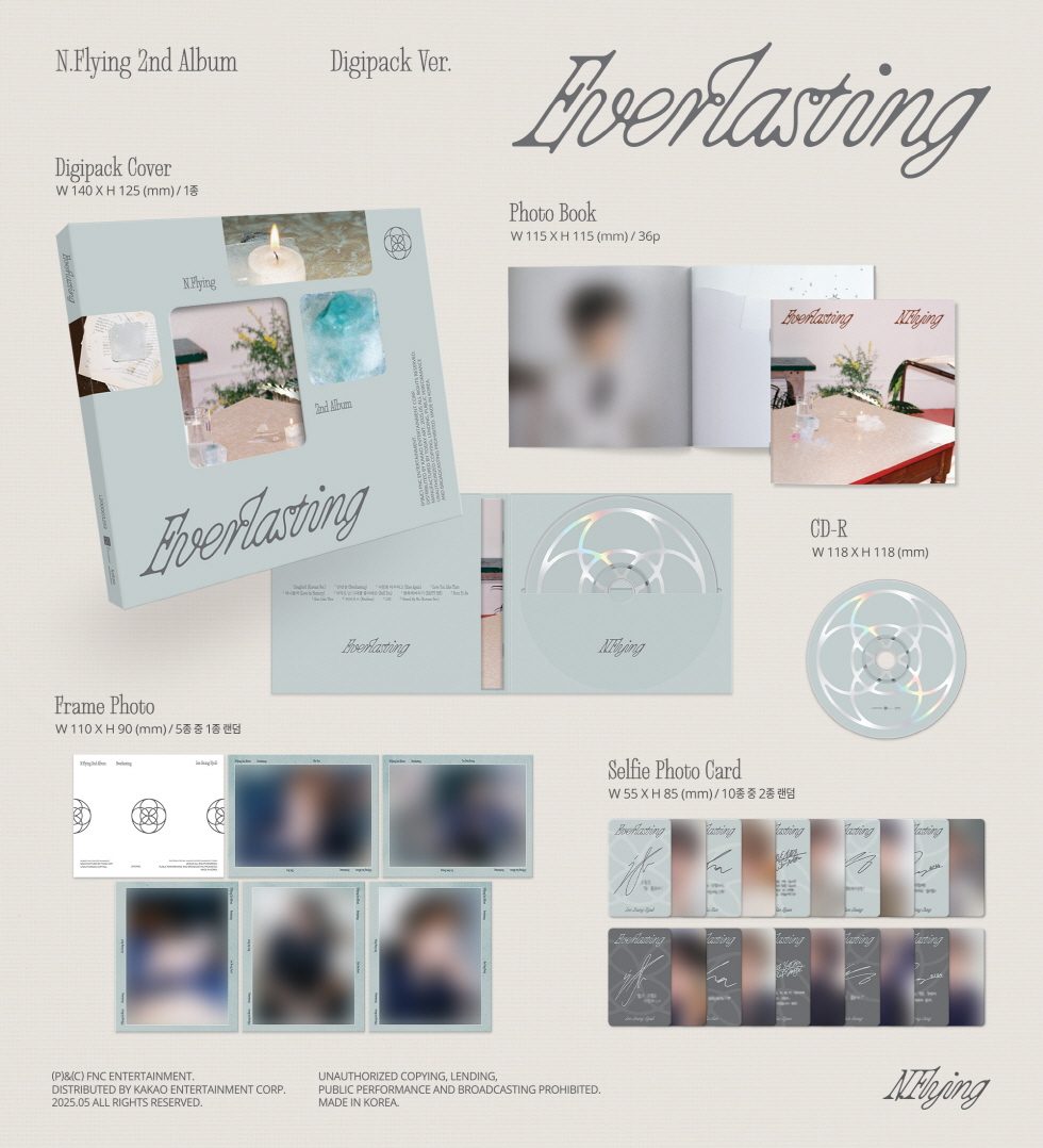 N.Flying - 2nd Album [Everlasting] (Digipack Ver.)