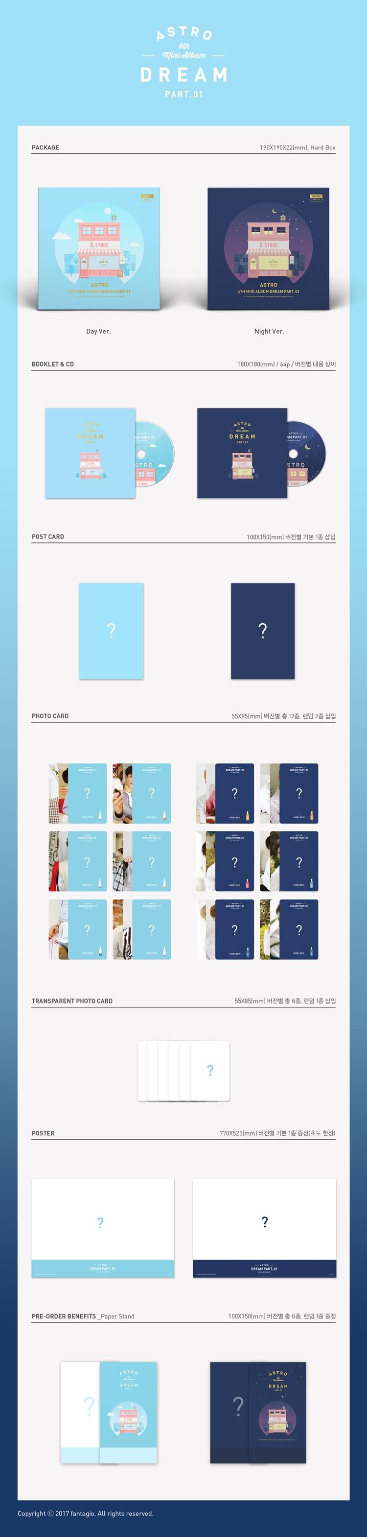 ASTRO - 4th Mini / DREAM PART.01[NIGHT VER.]