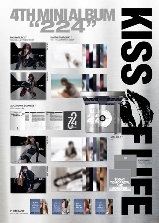 KISS OF LIFE - 4TH MINI ALBUM [224] (Digipack Ver.) (Random Ver.)