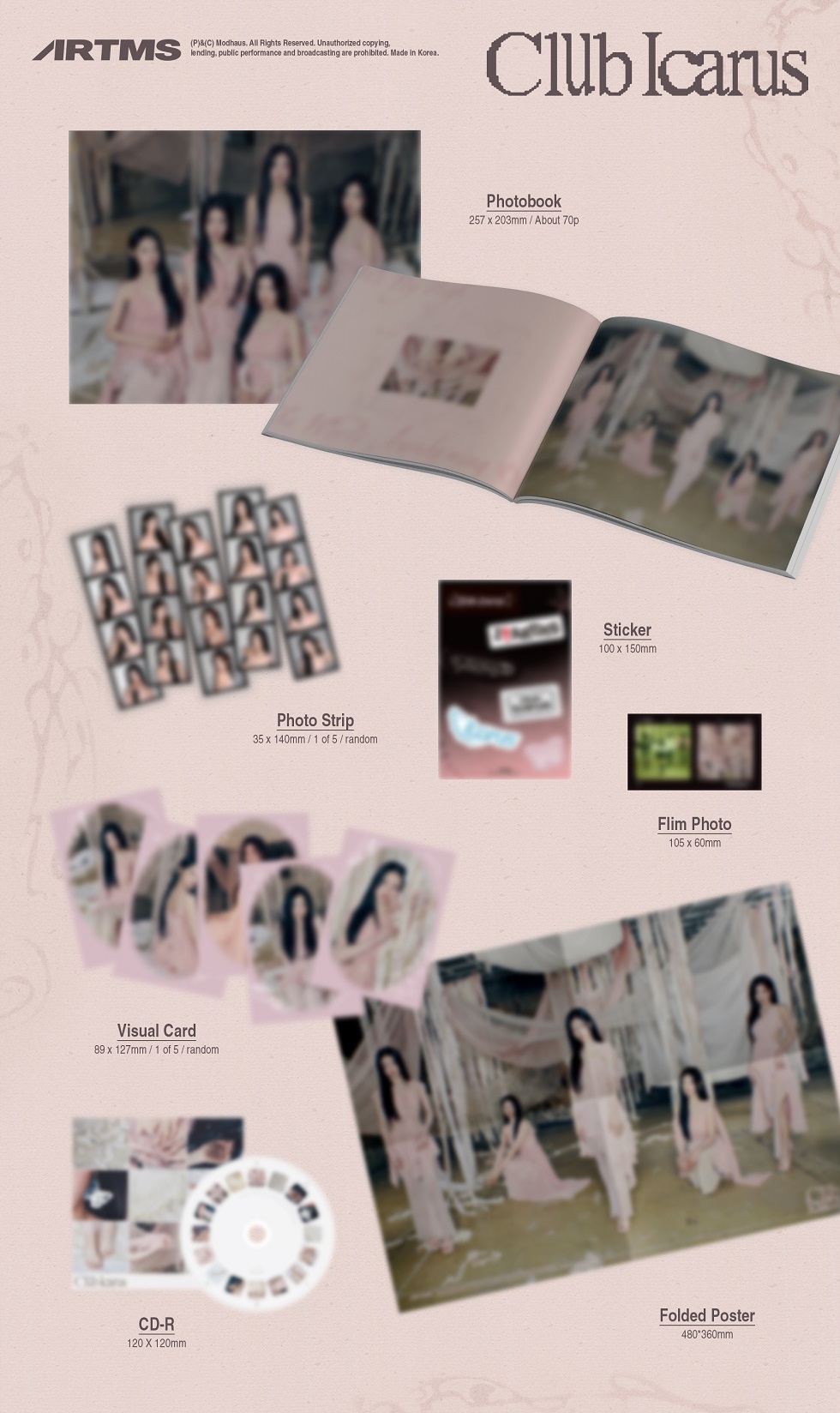 ARTMS - 1ST MINI ALBUM [CLUB ICARUS] (Bver.)