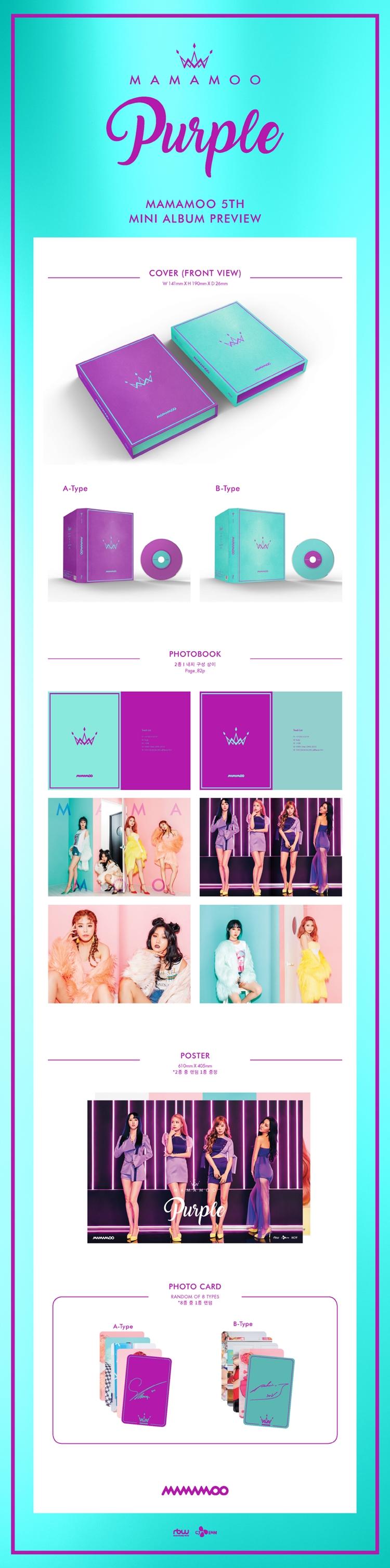 MAMAMOO - 5th Mini / PURPLE