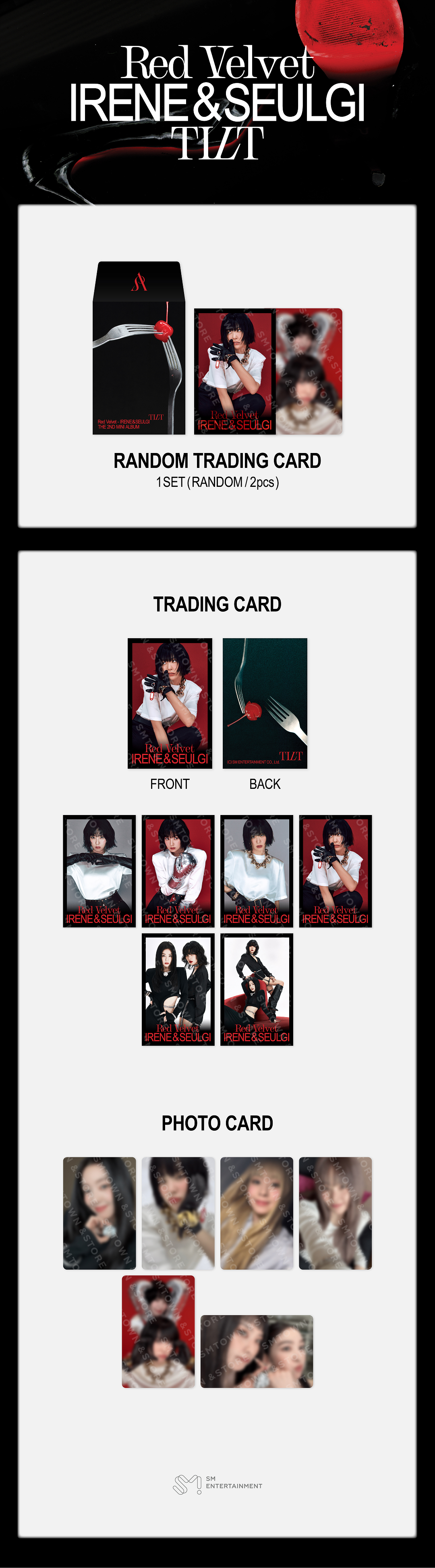 IRENE & SEULGI (Red Velvet) - 'TILT' RANDOM TRADING CARD
