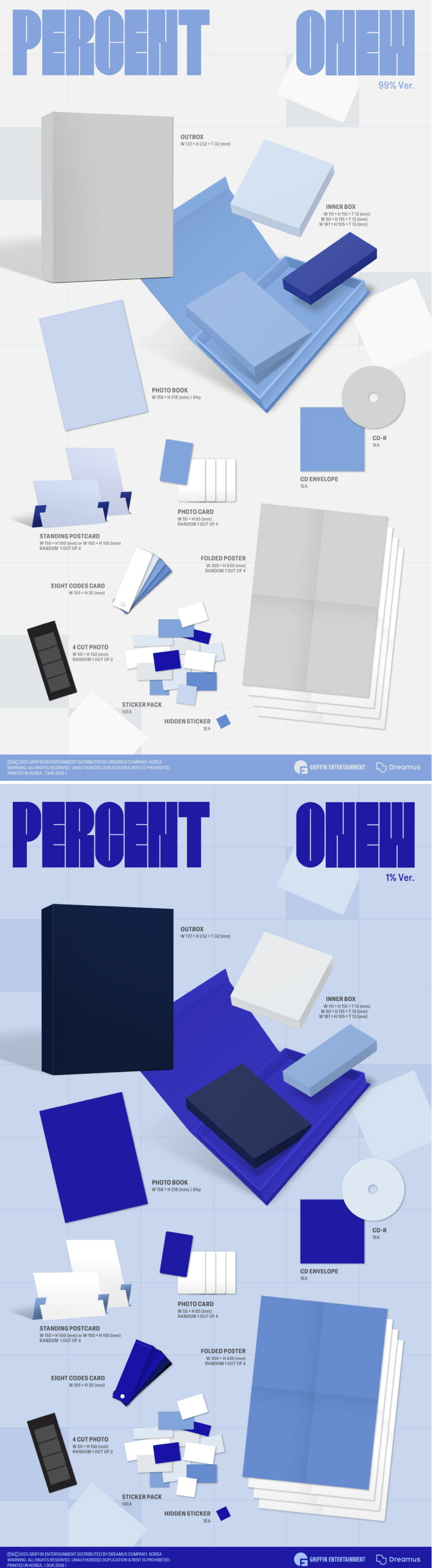 ONEW - 2TH ALBUM [PERCENT] (Photobook Ver.) (Random Ver.)