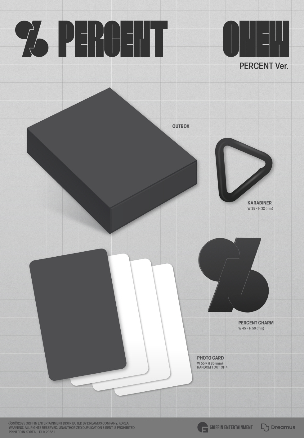 ONEW - 2TH ALBUM [PERCENT] (PERCENT Ver.)
