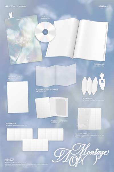 VIVIZ - The 1st Album ‘A Montage of ’ (VIVID Ver. /DAYZ Ver.) (Random Ver.)