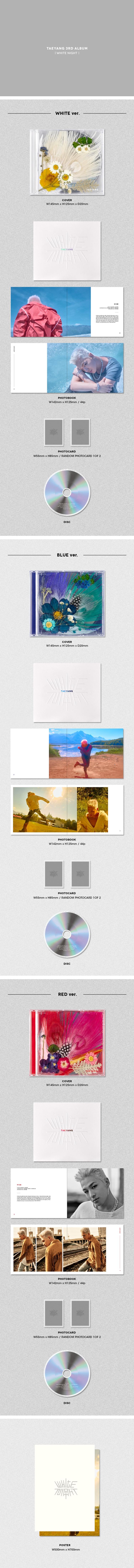 TAEYANG (BIGBANG) - Vol.3 / WHITE NIGHT