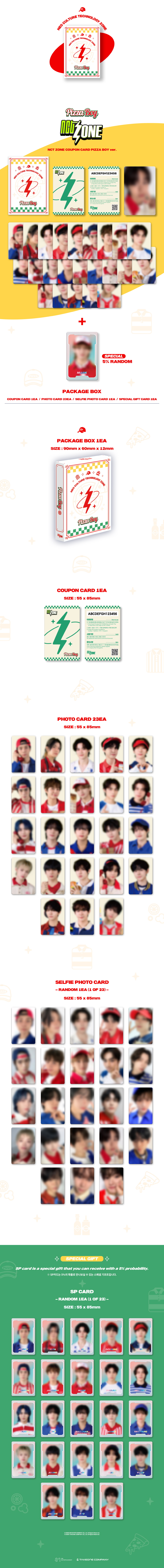 NCT - NCT ZONE COUPON CARD [PIZZA BOY ver.]