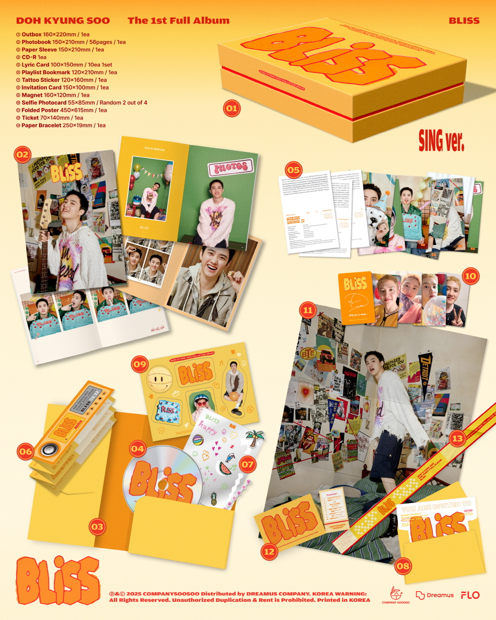 DOH KYUNG SOO - The 1st Full Album ‘BLISS’ (Random Ver.)