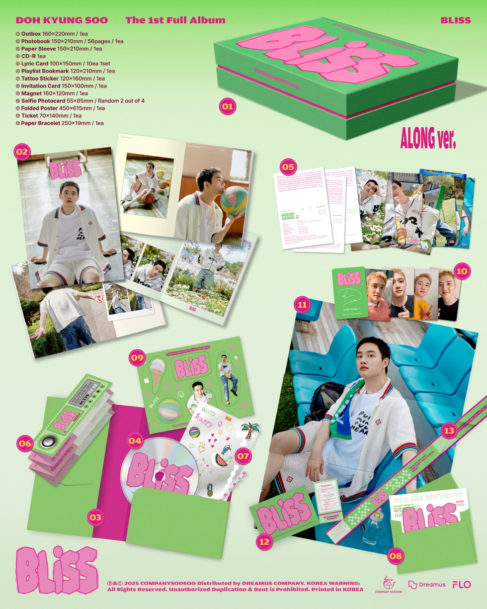 DOH KYUNG SOO - The 1st Full Album ‘BLISS’ (Random Ver.)