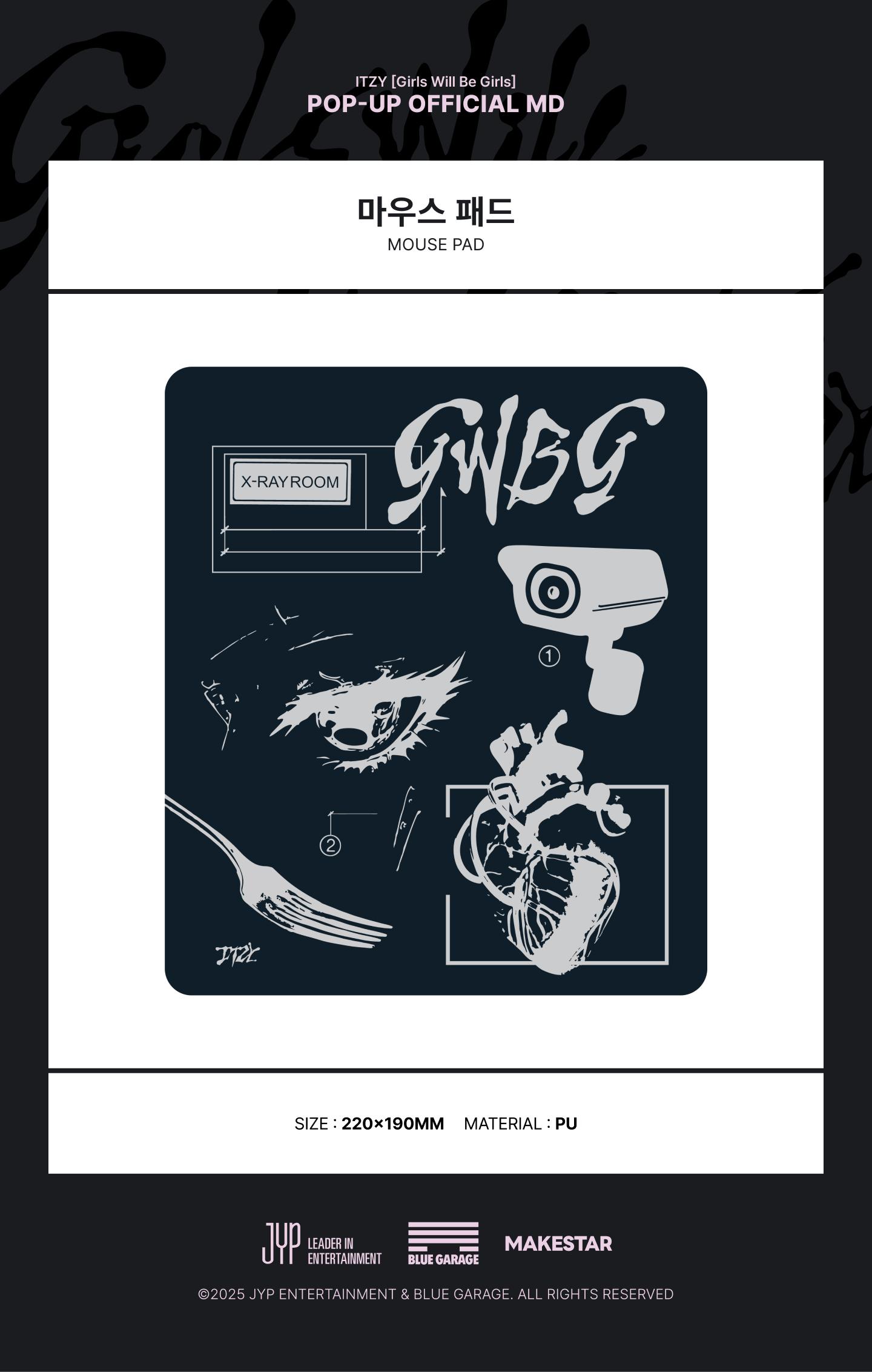 ITZY - [Girls Will Be Girls] MOUSE PAD