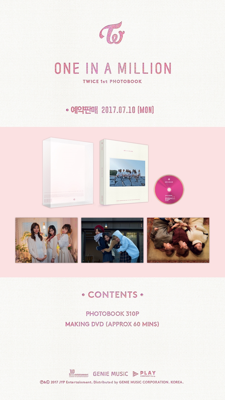 TWICE 1ST PHOTOBOOK ONE IN A MILLION