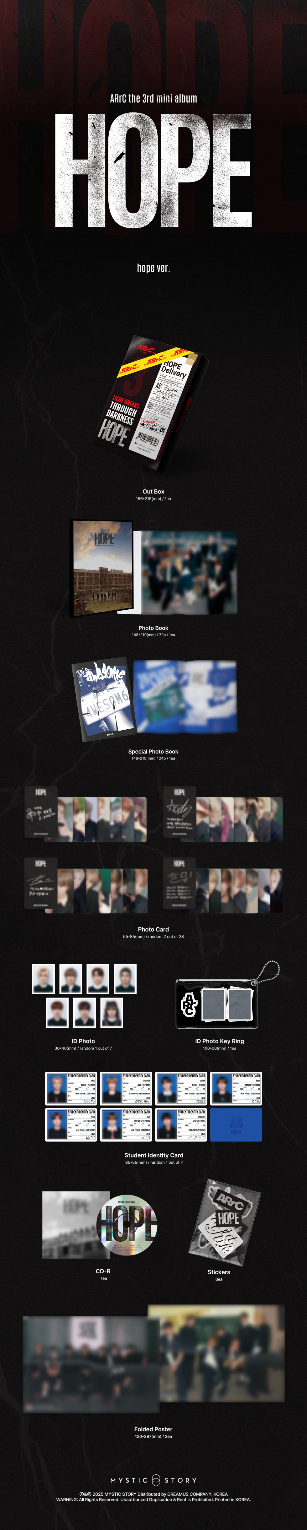 ARrC - 3RD MINI ALBUM [HOPE] (HOPE VER.)
