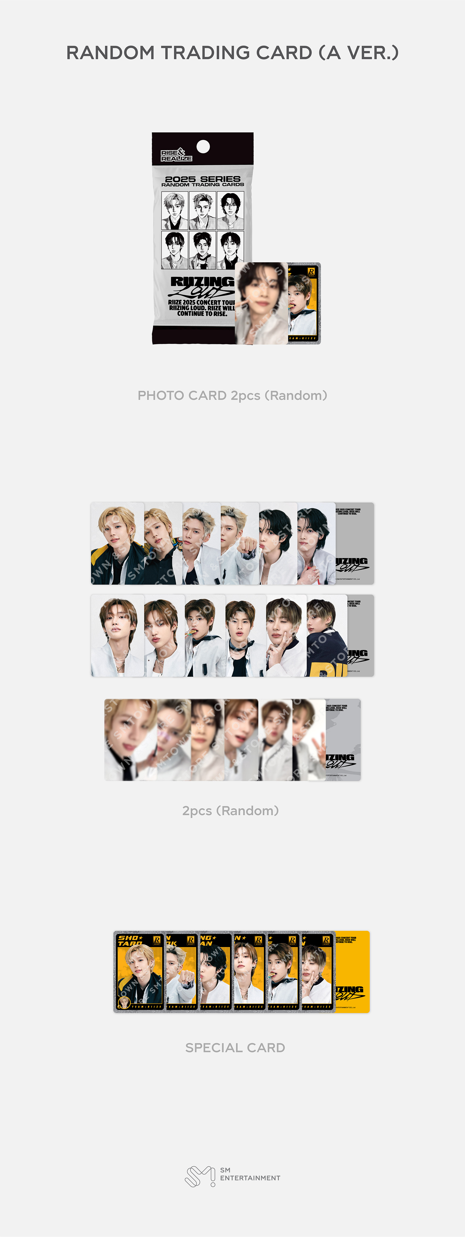 RIIZE - CONCERT TOUR [RIIZING LOUD] RANDOM TRADING CARD (RIIZE ver)