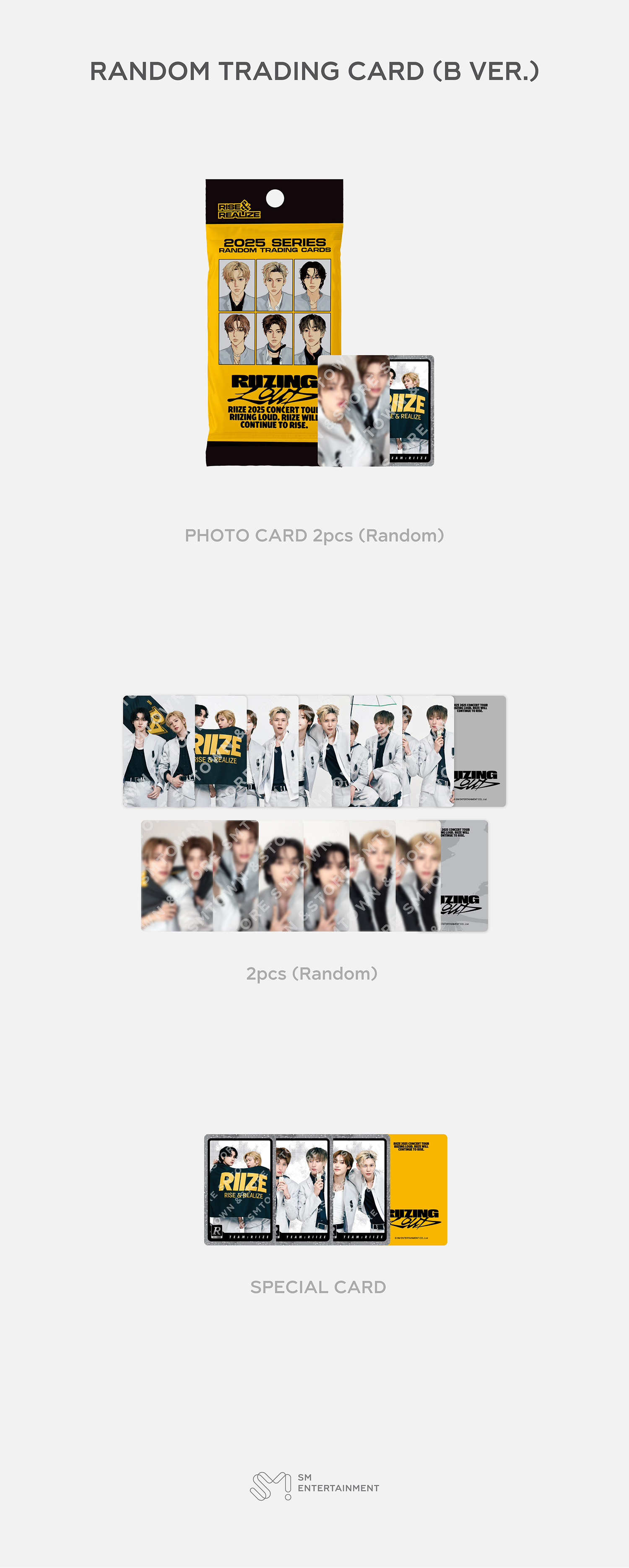 RIIZE - CONCERT TOUR [RIIZING LOUD] RANDOM TRADING CARD (UNIT ver)