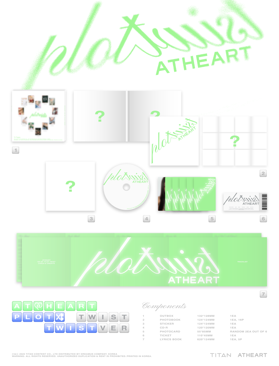 AtHeart - 1st EP [Plot Twist] (Twist Ver.)