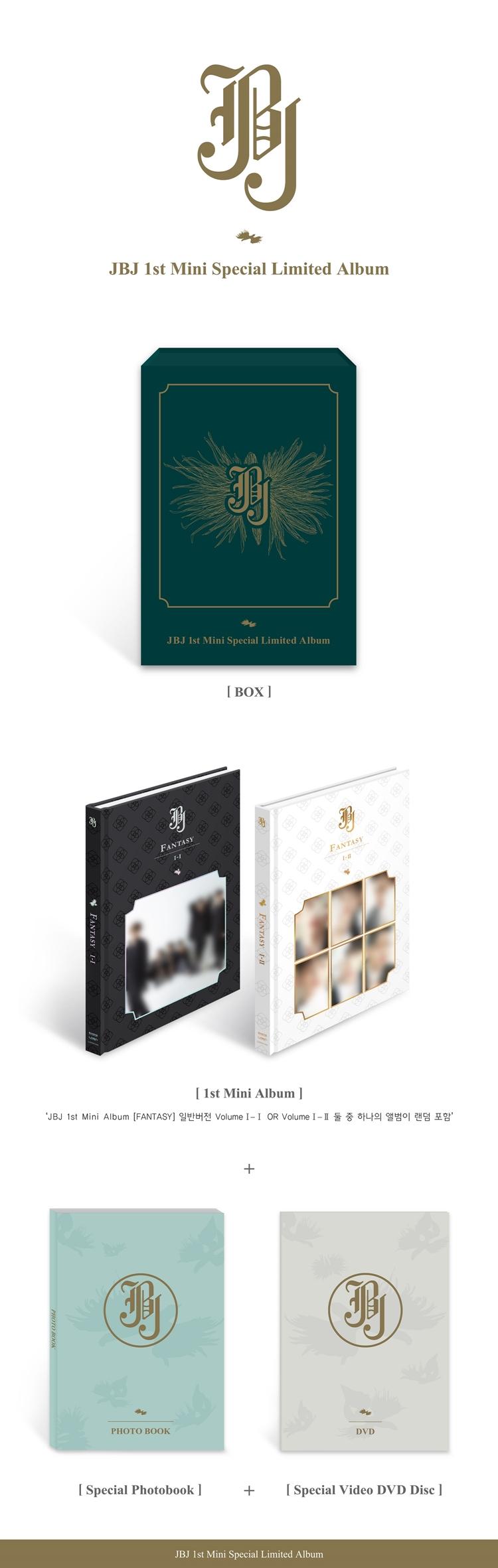 JBJ - 1st Mini Special Limited Album / FANTASY (CD+DVD)