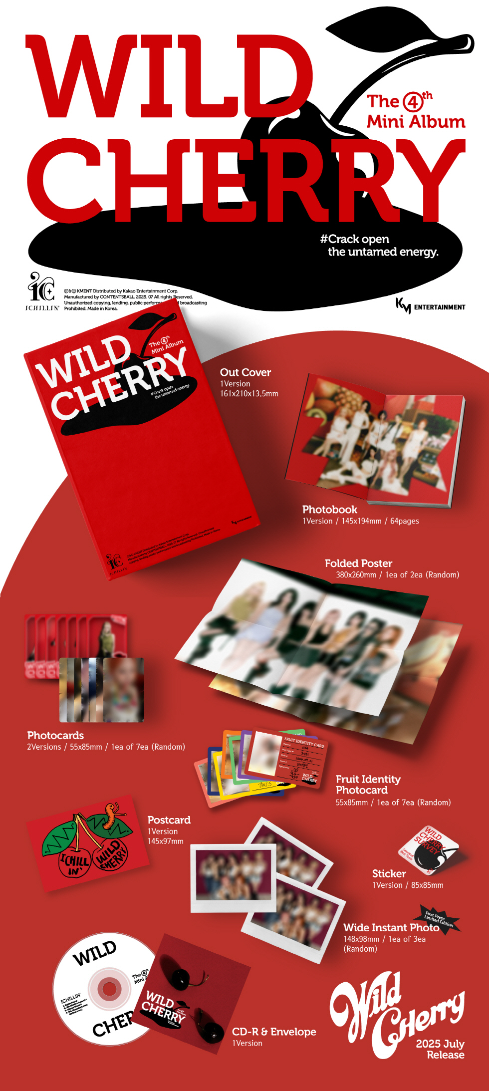 ICHILLIN’ - 4TH MINI ALBUM [WILD CHERRY]