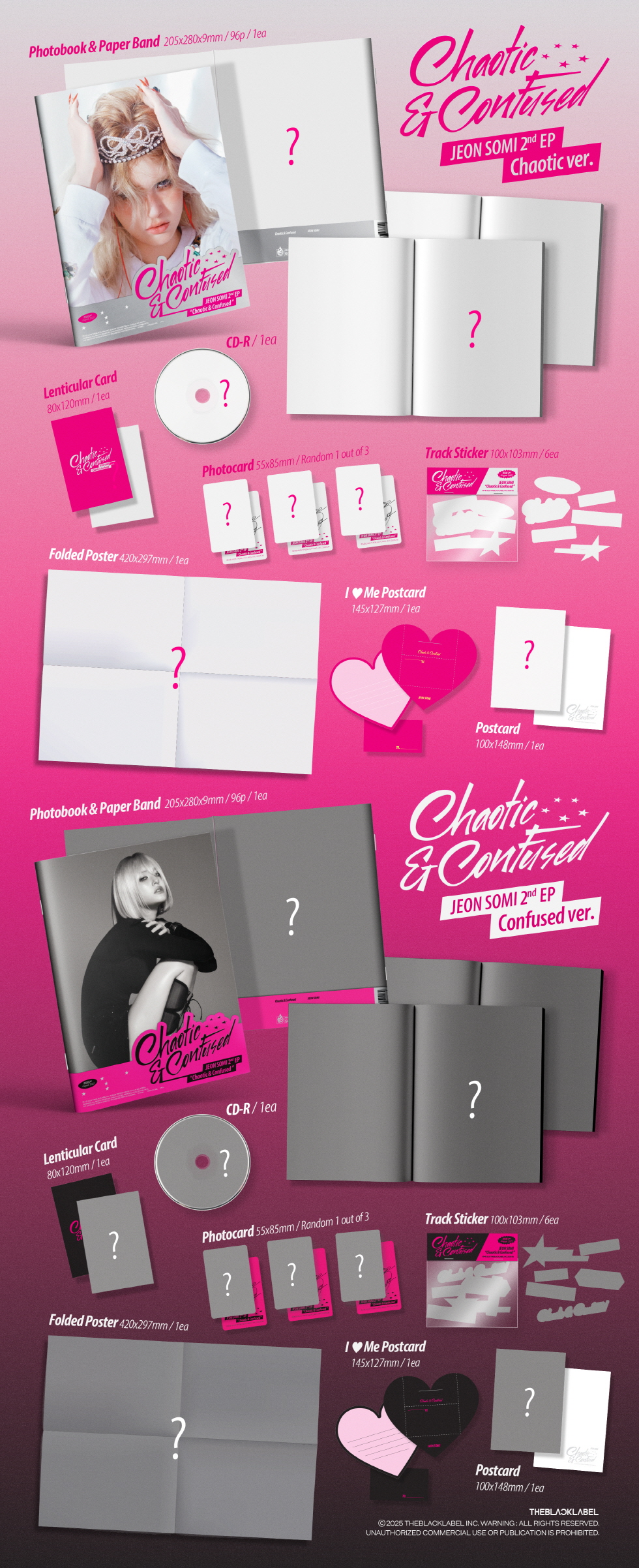JEON SOMI - 2nd EP ALBUM [Chaotic & Confused] (Random Ver.)