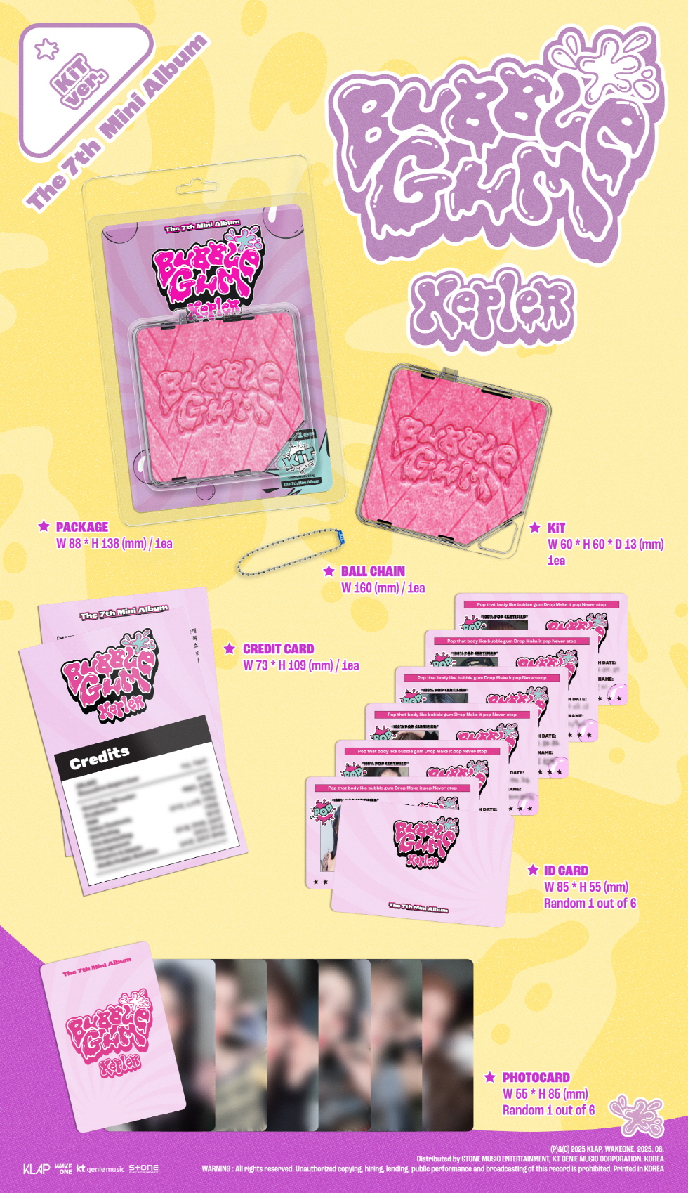 Kep1er - The 7th Mini Album [BUBBLE GUM] (KiT ver.)