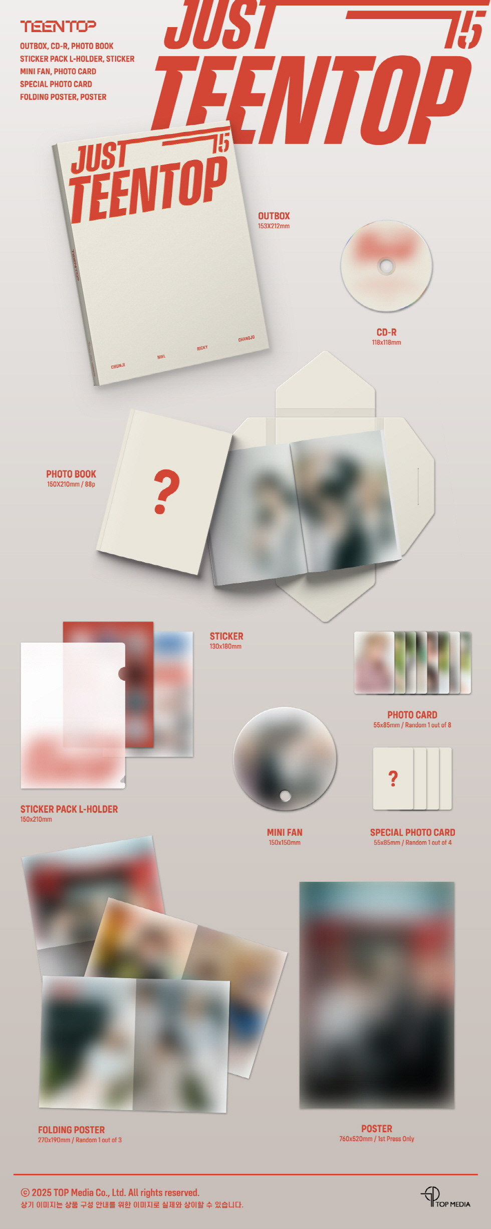 TEEN TOP - MiniI Album [Just 15, Just Teen Top] (CD ver.)